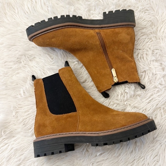 NEW $178 Sam Edelman Laguna Chelsea Lug Sole brown boot size 4 - Picture 6 of 8